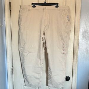 NWT Old Navy high rise OG chino pant silver grey size XXL
